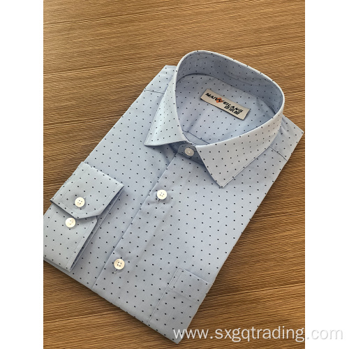 Latest Design Men′s Fashion print long sleeve Shirt